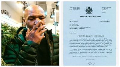 (International) Mike Tyson becomes the cannabis ambassador to Malawi