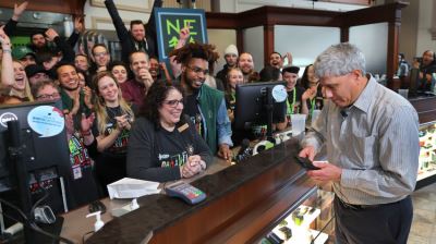 Here’s how the first day of recreational marijuana sales in Brookline went